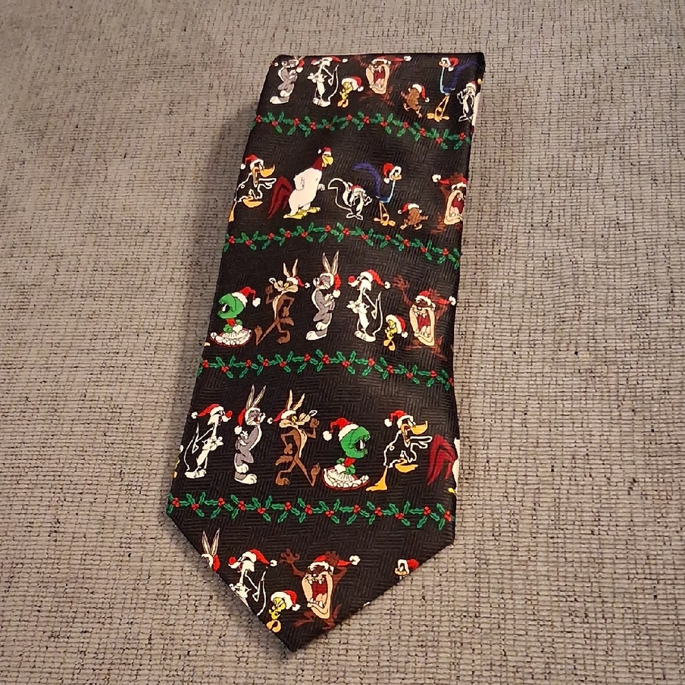 Festive Cartoon Character Tie
